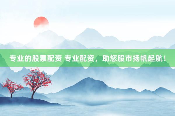 专业的股票配资 专业配资，助您股市扬帆起航！
